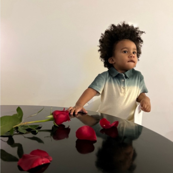 Terry Ombre Polo Shirt - Picture 2 of 2